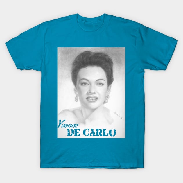 Yvonne De Carlo T-Shirt by jkarenart